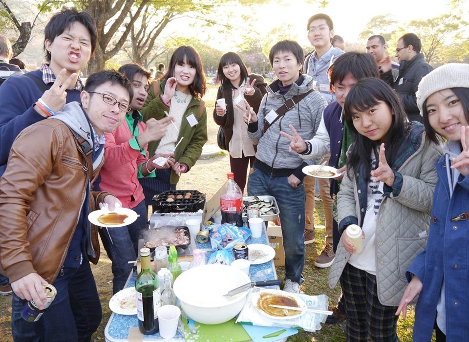 福岡の国際交流パーティー